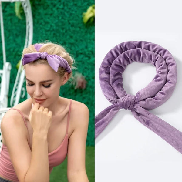 Heatless Hair Curling Headband