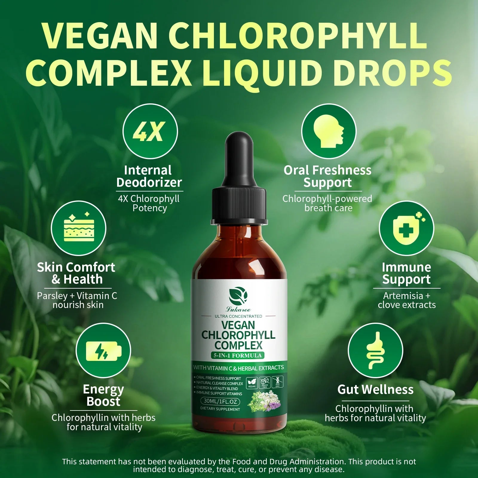 Lukaree Natural Chlorophyll Drops