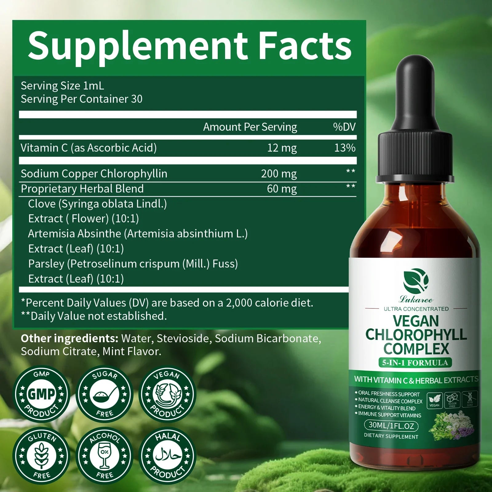 Lukaree Natural Chlorophyll Drops