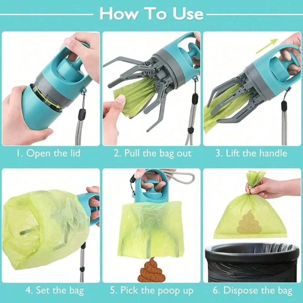 Hands-Free Pet Cleanup Scooper